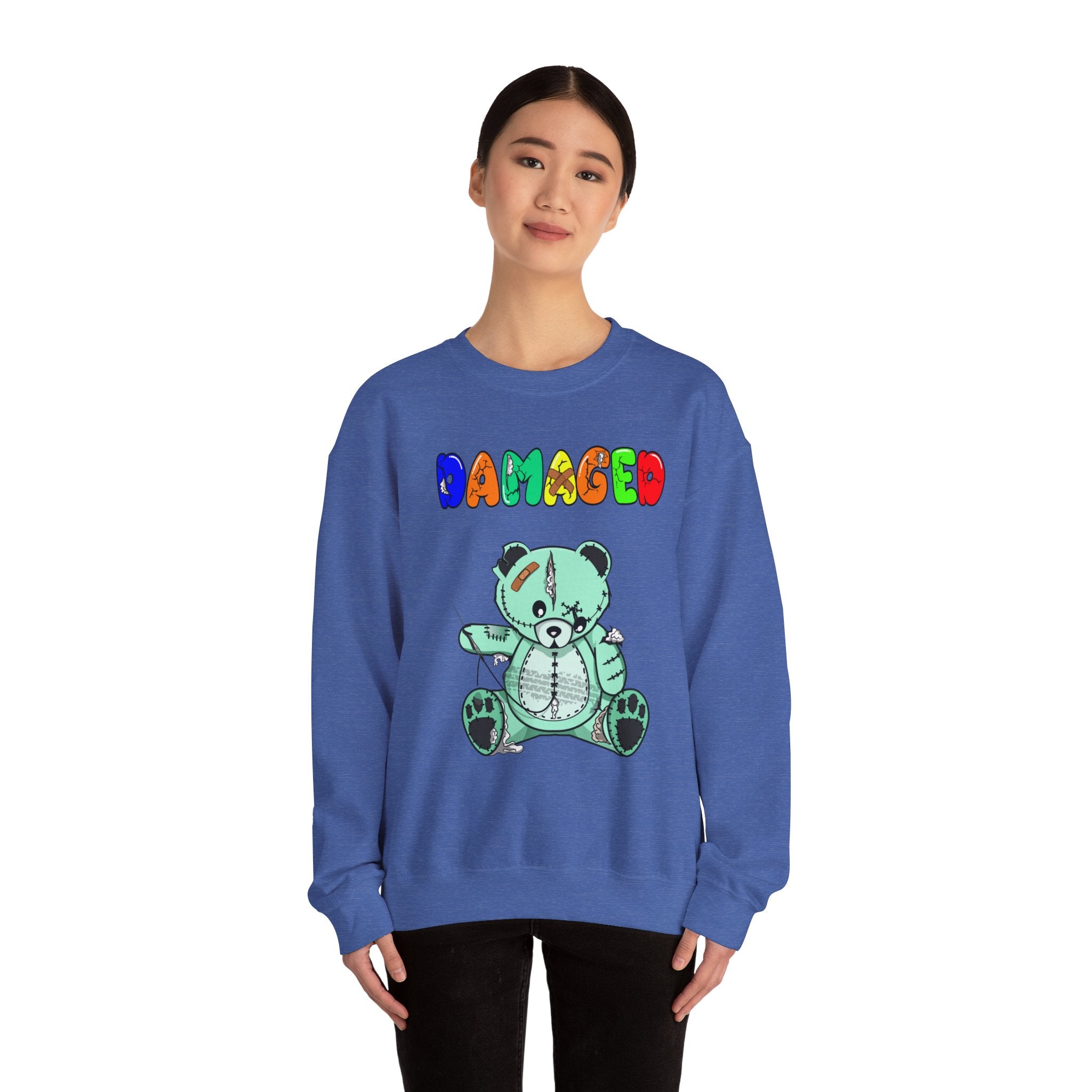 Original Colorful Damaged Crewneck