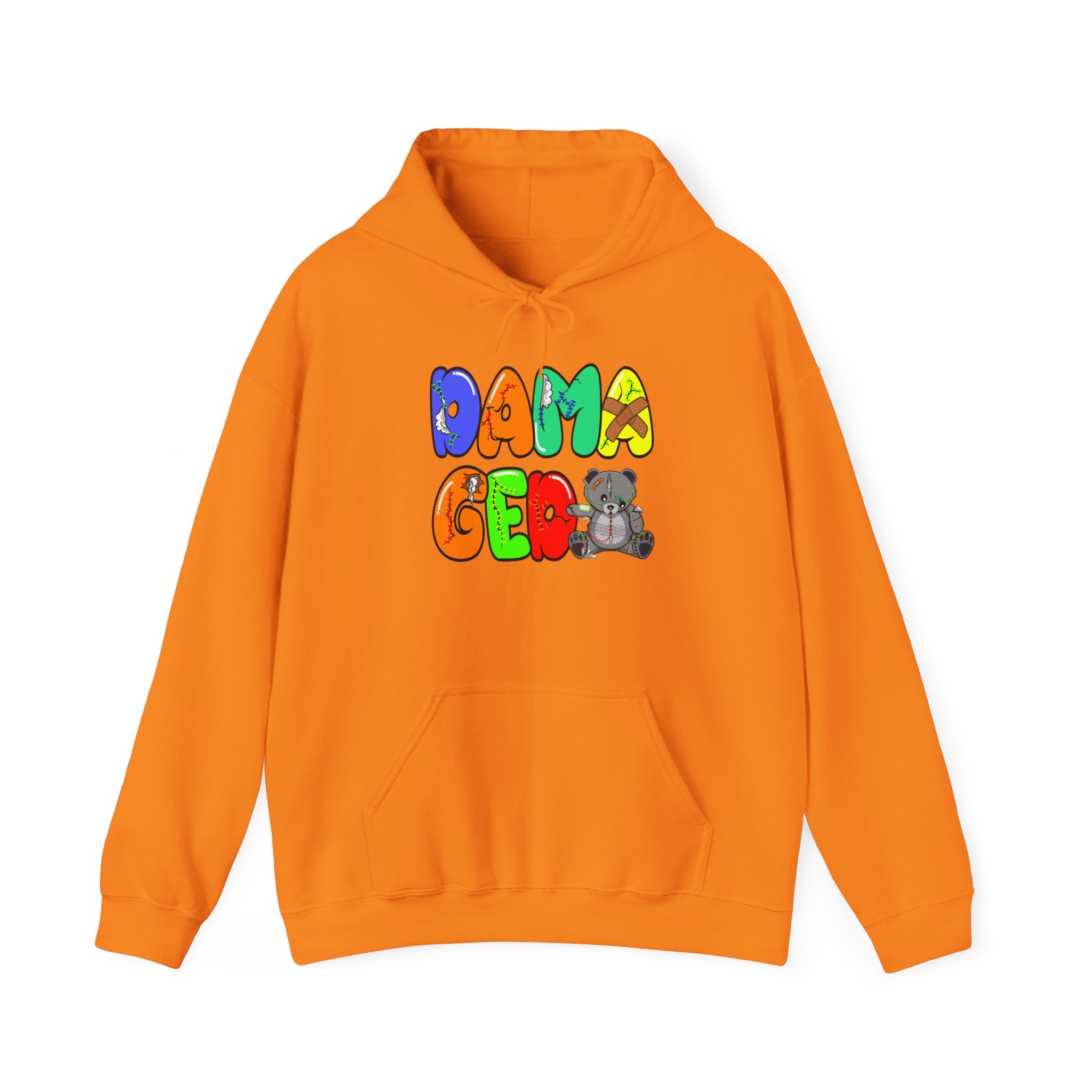 Original Colorful Damaged Hoodie