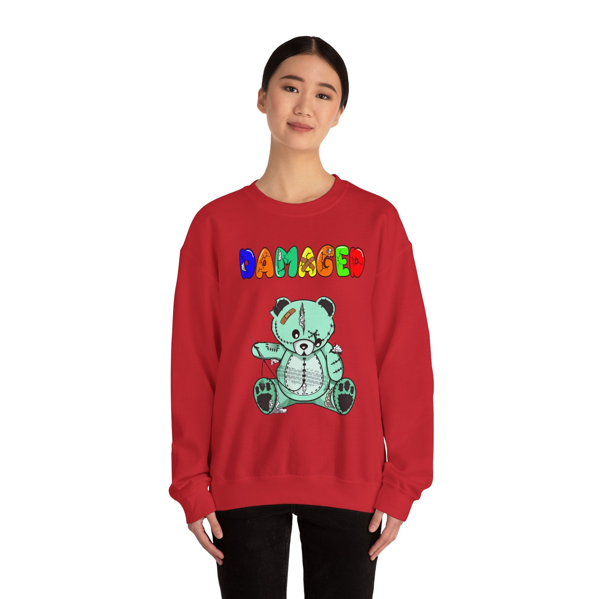 Original Colorful Damaged Crewneck
