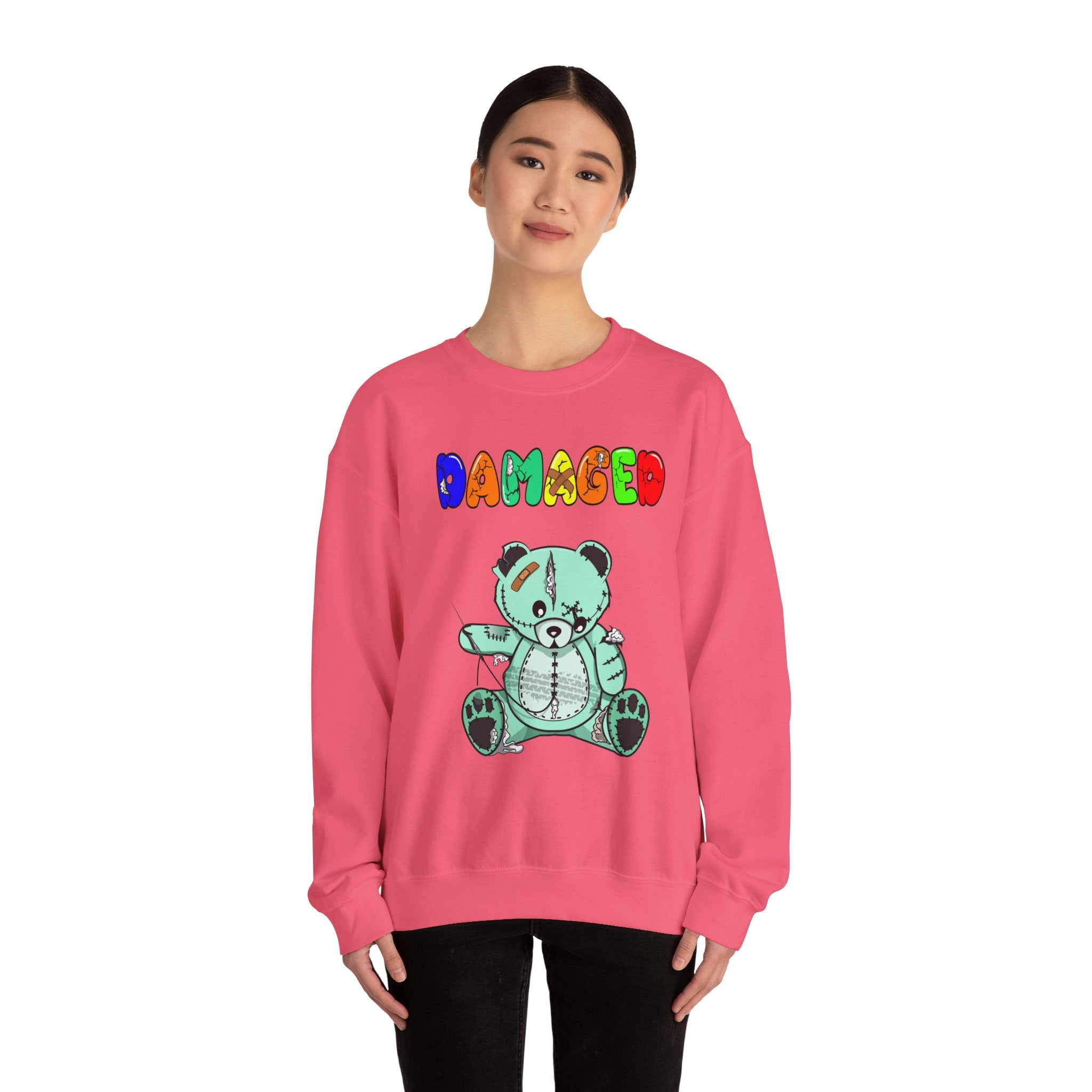 Original Colorful Damaged Crewneck