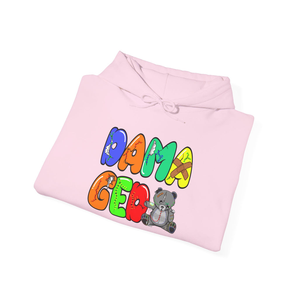 Original Colorful Damaged Hoodie