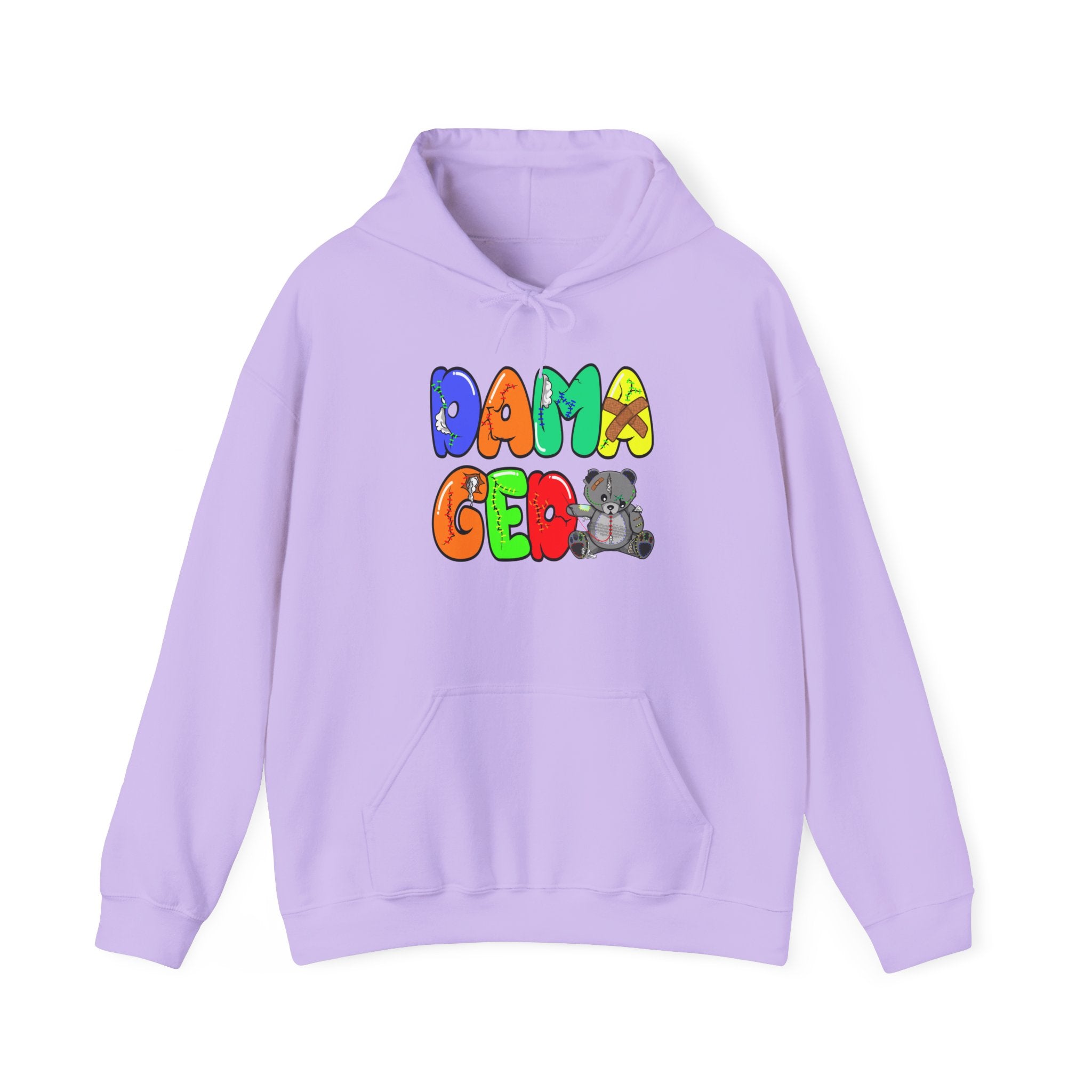 Original Colorful Damaged Hoodie