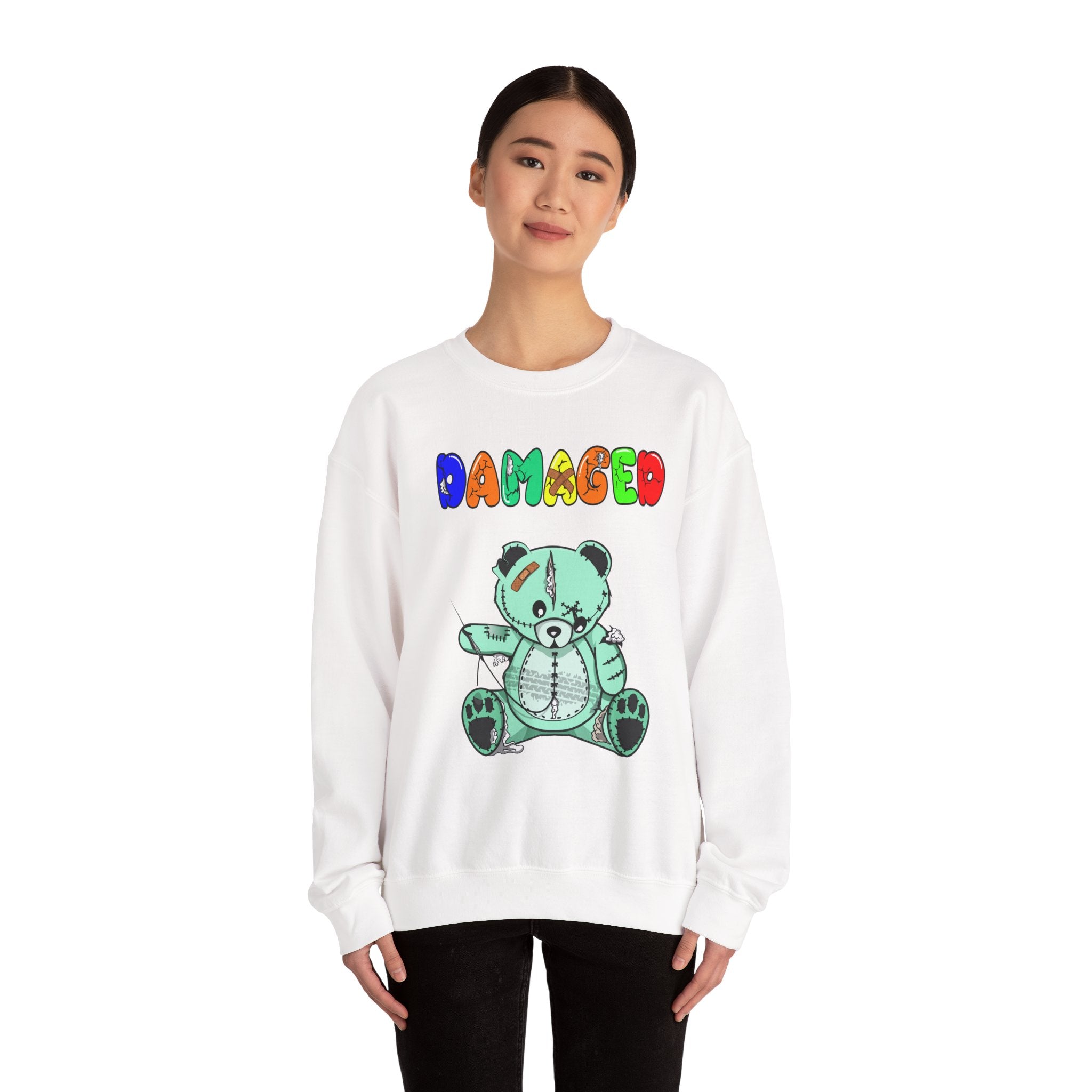 Original Colorful Damaged Crewneck