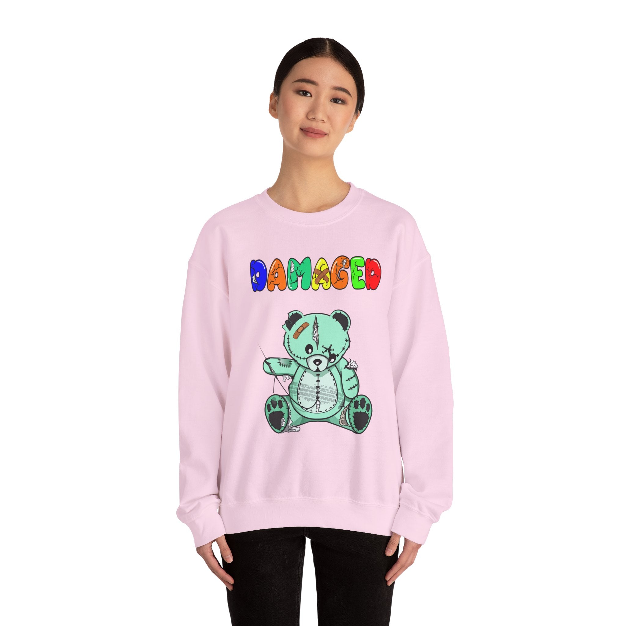 Original Colorful Damaged Crewneck